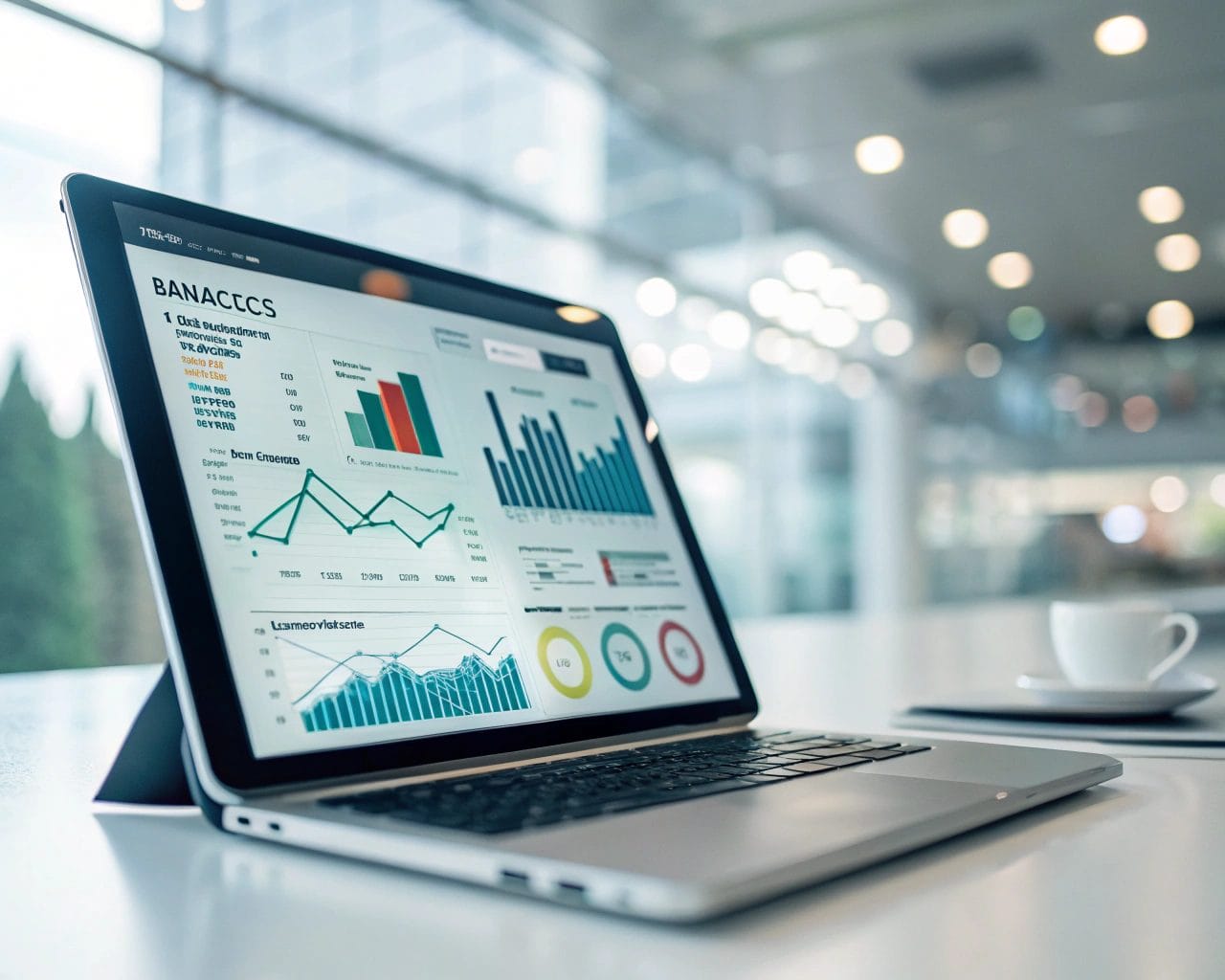 Empowering Businesses with Privacy-First Analytics: Explore SimplifyAnalytics Features for Ethical Data Insights in 2025 1 A modern analytics dashboard on a digital screen showing colorful graphs and charts in a futuristic workspace with soft lighting, highlighting privacy-centric data analysis.
